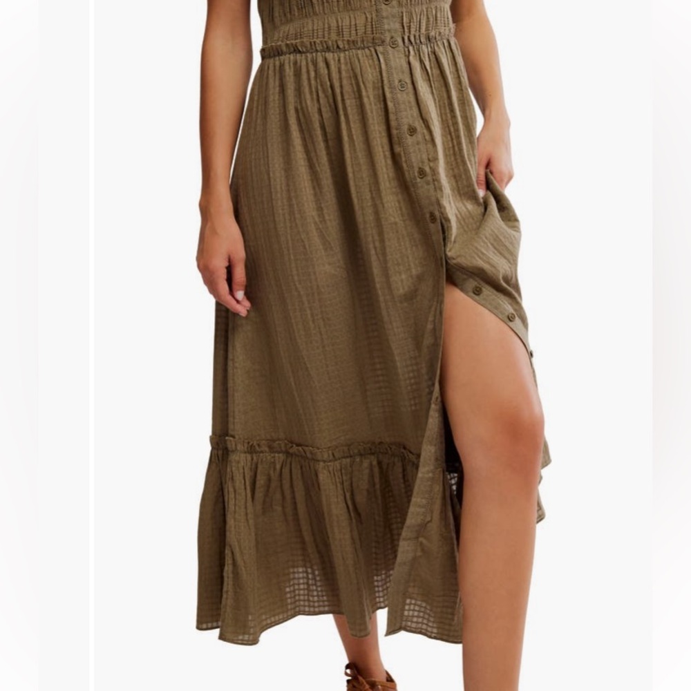 NWT Free People Desert Daze Maxi Dress Size M - Picture 4 of 4